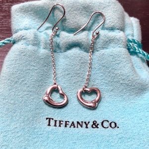Tiffany & Co. Elsa Peretti Open Heart Drop Earring